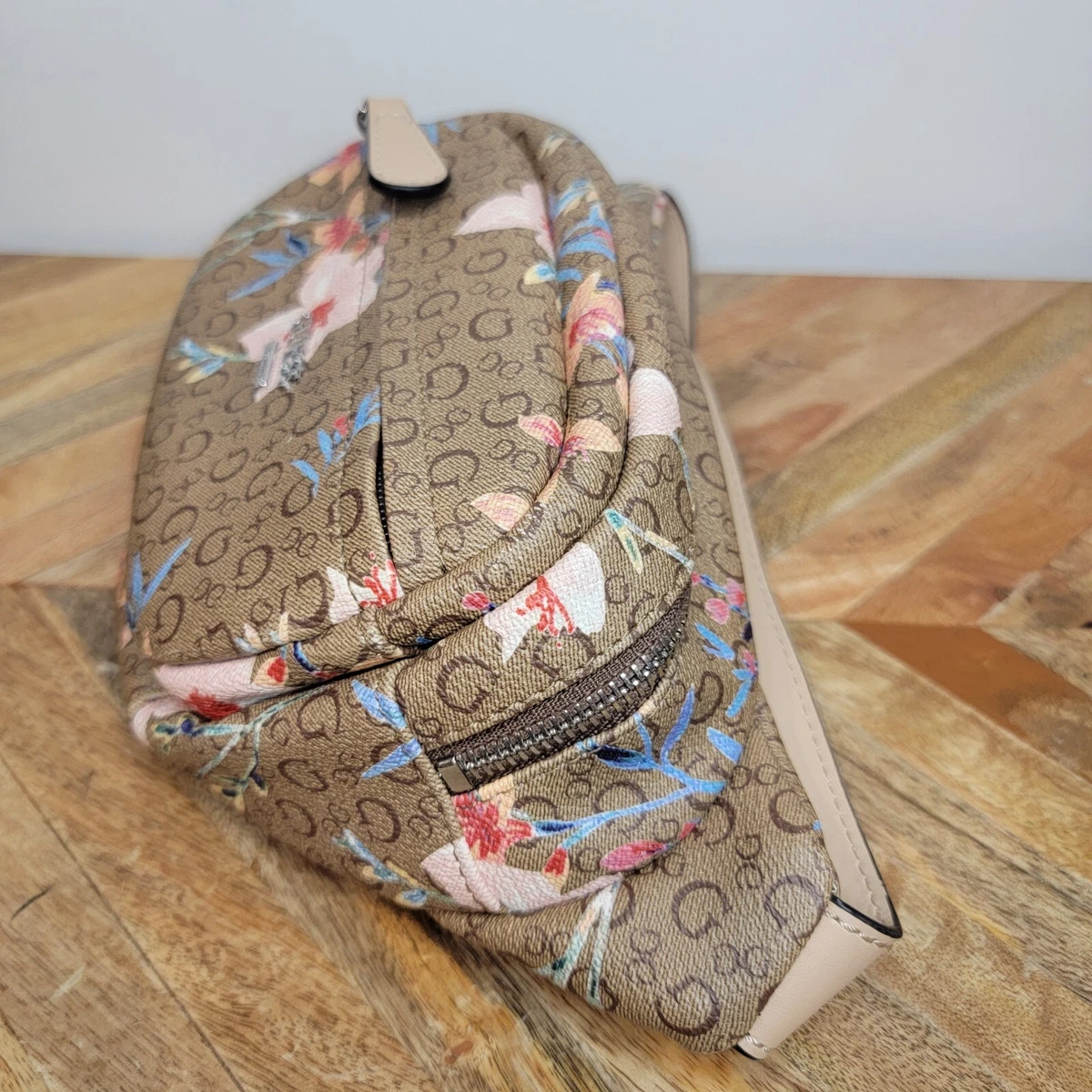 Floral print top fanny pack