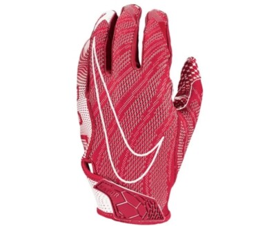 NEW Nike Vapor Knit Sticky MagniGrip Receiver Gloves Red White Size Large