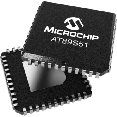 AT89S51-24JU 8-Bit-CMOS-µC ISP 24MHz 4KByte FLASH -40/+85°C PLCC44 Microchip