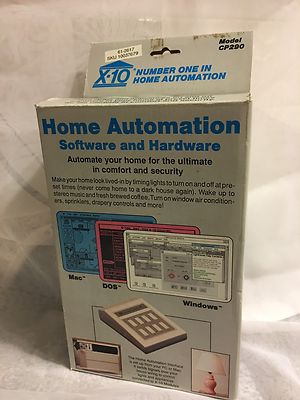 X 10 Home Automation System Interface With Software And Connecting Cable New X10