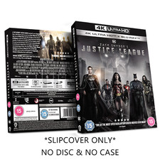 Zack Snyder's Justice League Bluray 4k Ultra Slipcover Only Custom NO DISC 