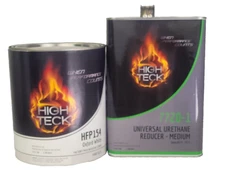 High Teck HFP154 Ford YZ Oxford White Basecoat Paint Gallon & Medium Reducer