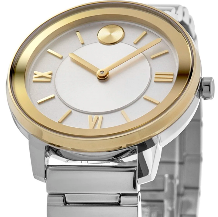 MOVADO BOLD 3600592 TWO TONE DIAL SILVER STAINLESS STEEL  display picture 3
