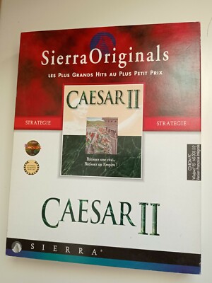 Jeu Vidéo Caesar II (Sierra) - Version PC Big Box Française, Bon état