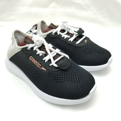 Speedo Junior Girls Tidal Walker Water Shoes Size 11-12 Black