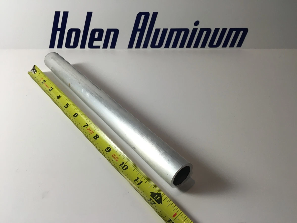 Aluminum Rectangle Tube - 6063 T52 1x2 Inch .125 Wall X 60 Inches Long - USA Made