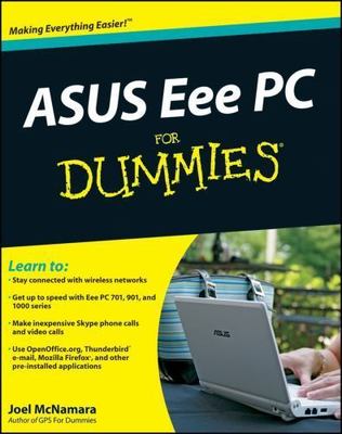 ASUS Eee PC For Dummies - 0470411546, Joel McNamara, paperback