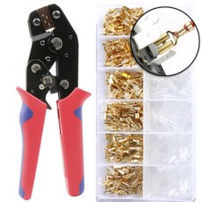 Female Male Spade Crimp Connectors Electrical Terminal Insulating Assortment Ki