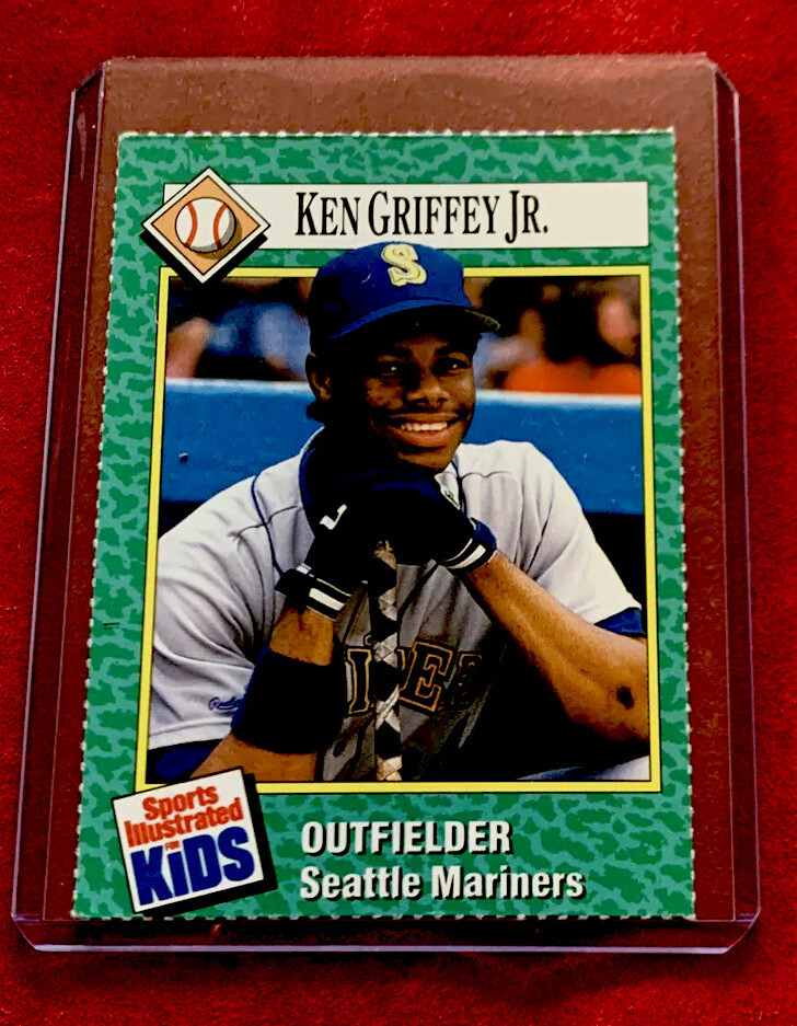 KEN GRIFFEY JR Rookie 1990 Sports Illustrated SI for Kids KEN GRIFFEY JR Rookie 1990 Sports Illustrated SI for Kids