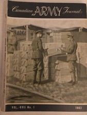 Canadian Army Journal Vol XVII No 1 1963