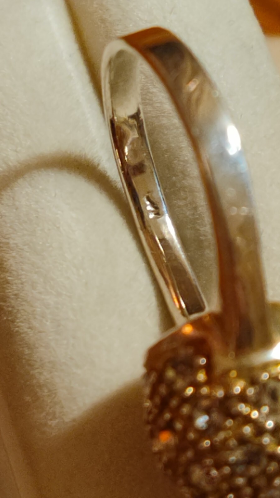 .925 Marked Silver Multi-Crystal Tiny Ball Cockta… - image 5