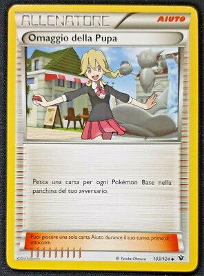 GESCHENK DER PUPPE 103/124 Karte HILFE auf Deutsch Pokemon Trainer