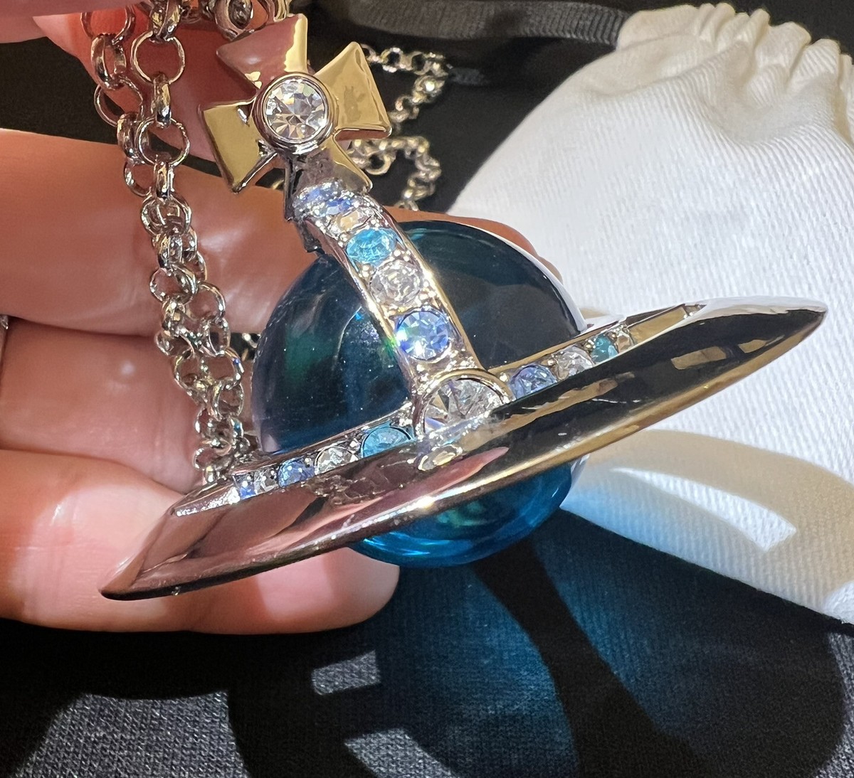 030522● vivienne westwood GIANT ORB Vivienne Westwood Giant Orb World's End Limited Pendant