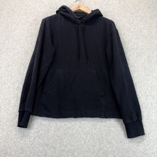 Athleta Women s Size XXS Black Fleece-Lined Pullover Hoodie Sweatshirt