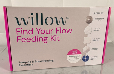 WILLOW Find Your Flow 12 Piece Feeding Kit - Pumping & Breastfeeding Essentials