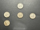 Lot #6 - 5 Washington U.S. Quarters 1952 to 1954 - 90% silver