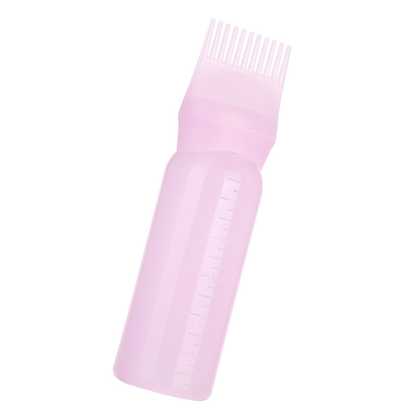 Pink 160ml Hair Dyeing Bottle Brush Shampoo Oil Comb Applicator T BL