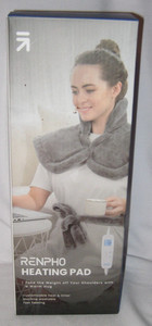 Blue Renpho Heating Pad - Neck, Shoulders and Back - 6 Heat Levels - New in Box