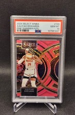 2024 Panini Select WNBA #130 Aaliyah Edwards RC Pink Shimmer Prizm /3 PSA 10