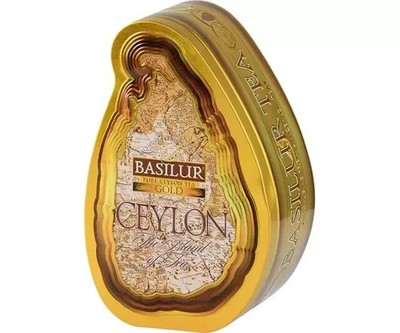 Basilur The island Of Tea Gold Pure Ceylon Tea Loose Leaf 100g