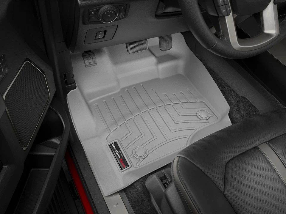 WeatherTech FloorLiner for 2006-2014 Honda Ridgeline - 1st & 2nd Row, Black - Image 2 of 4