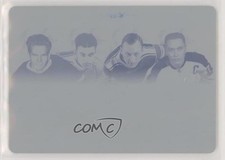 2019-20 Leaf ITG Used Printing Plate Cyan 1/1 Bill Barilko Joe Primeau HOF 7ez