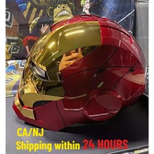 2026 Autoking Iron Man Black MK5 Helmet Electronic Wearable Voice-control Mask