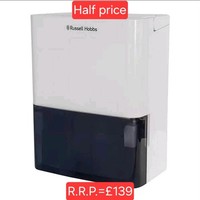 Russell Hobbs RHDH1001 10 Litre/Day Dehumidifier For Damp/mold *FACTORY SEALED*