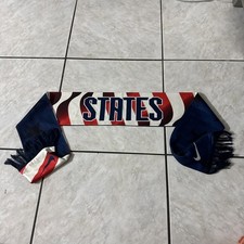 Nike US Soccer National Team Scarf used Red White and Blue