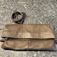 BORSE IN PELLE Purse Brown Genuine Leather MADE IN ITALY Small Crossbody Bag