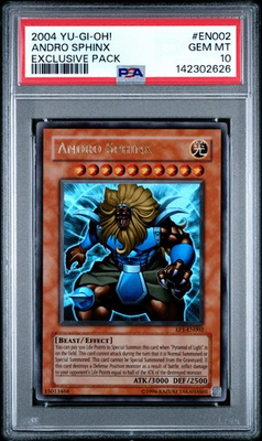 #ad PSA 10 Yu Gi Oh Card EP1 EN002 ANDRO SPHINX ultra rare holo GEM MINT $195.89