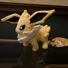 Pokemon JOLTEON Plush Doll 7 Inches Brand New With Tags Eevee Eeveelution