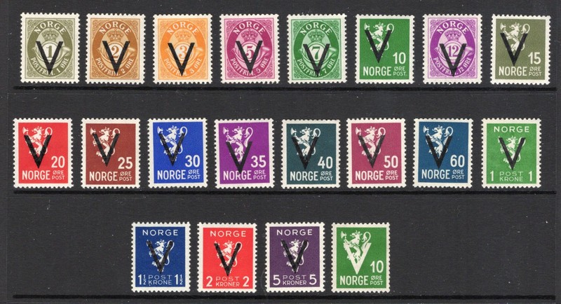 Norway - Sc# 220 - 239 MH/MLH        -         Lot 0726311