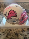 Barry Sanders Signed Autographed Mini Helmet Detroit Lions Schwartz Sports HOLO