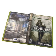 Call of Duty 4 Modern Warfare (Xbox 360) nur Hülle und Handbuch ohne Disc