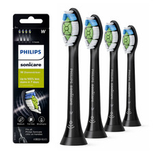 Philips Sonicare W HX6064/95 Ersatzb&uuml;rsten 4er Pack Schwarz Original Neu OVP