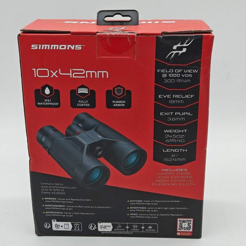 New Simmons Pro Hunter Binoculars SPH1042 - Picture 2 of 6