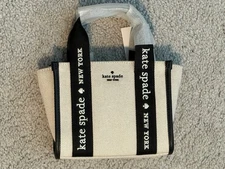Kate Spade Kip Mini Tote Crossbody Bag - Natural Multi KL062 - NWT