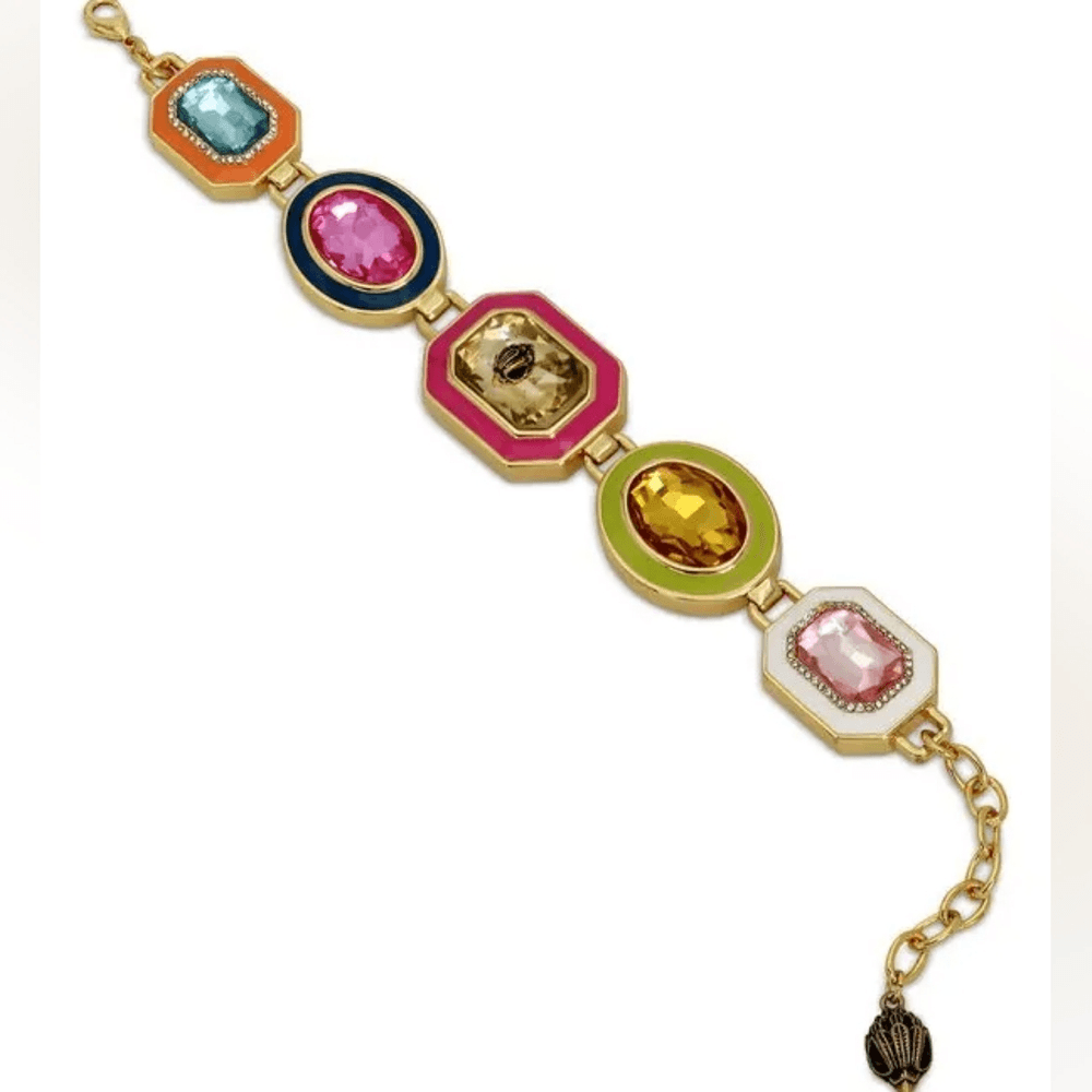 Kurt Geiger Multicolor Gemstone Bracelet