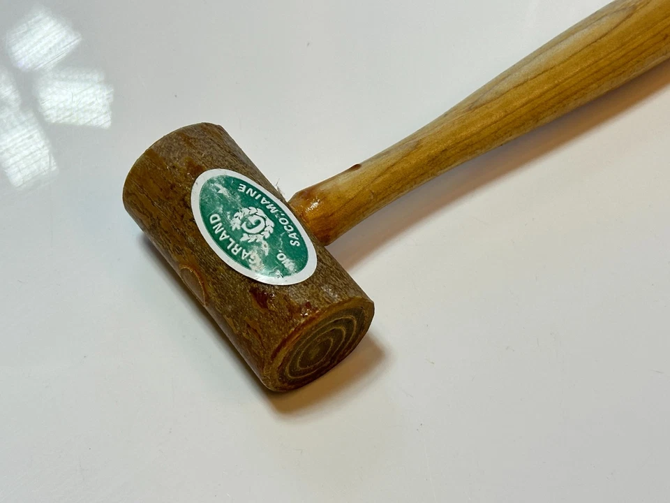 Nuevo de Lote Antiguo Guirnalda EE. UU. Cuero Crudo #1 Mazo Martillo 1-1/4" Cara Joyería Cuero Trabajo, 11001 Foto 2 de 4