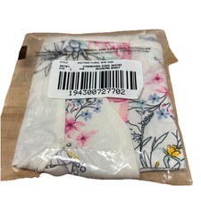 NWT Soma Size L Vanishing Edge Micro Modern Brief Panties Boutique Floral Ivory