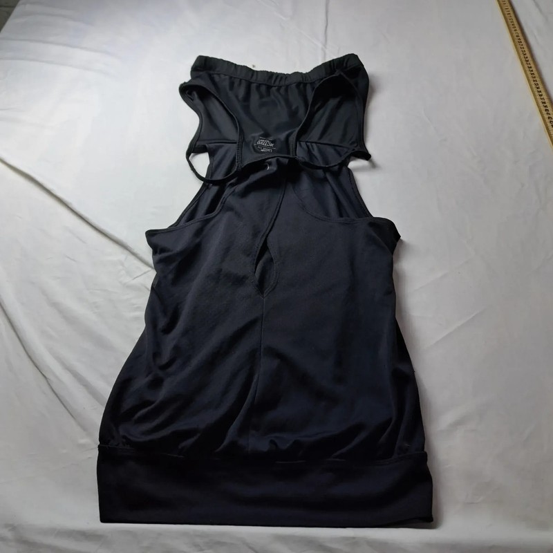 Old Navy Active Womens Black Tank Bodysuit Medium Loose Fit Activewear