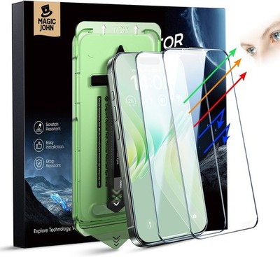 Displayschutzfolie iPhone 16 Pro Max 6,9 Zoll Anti-Blaulicht 9H Kratzfest HD