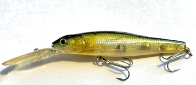 Megabass Live-X Leviathan Wobbler, Crankbait, Kunstköder, 9 cm, Suspending