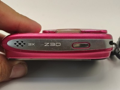 Fujifilm FinePix Z30 10.0MP Digital Camera Pink Tested & Working