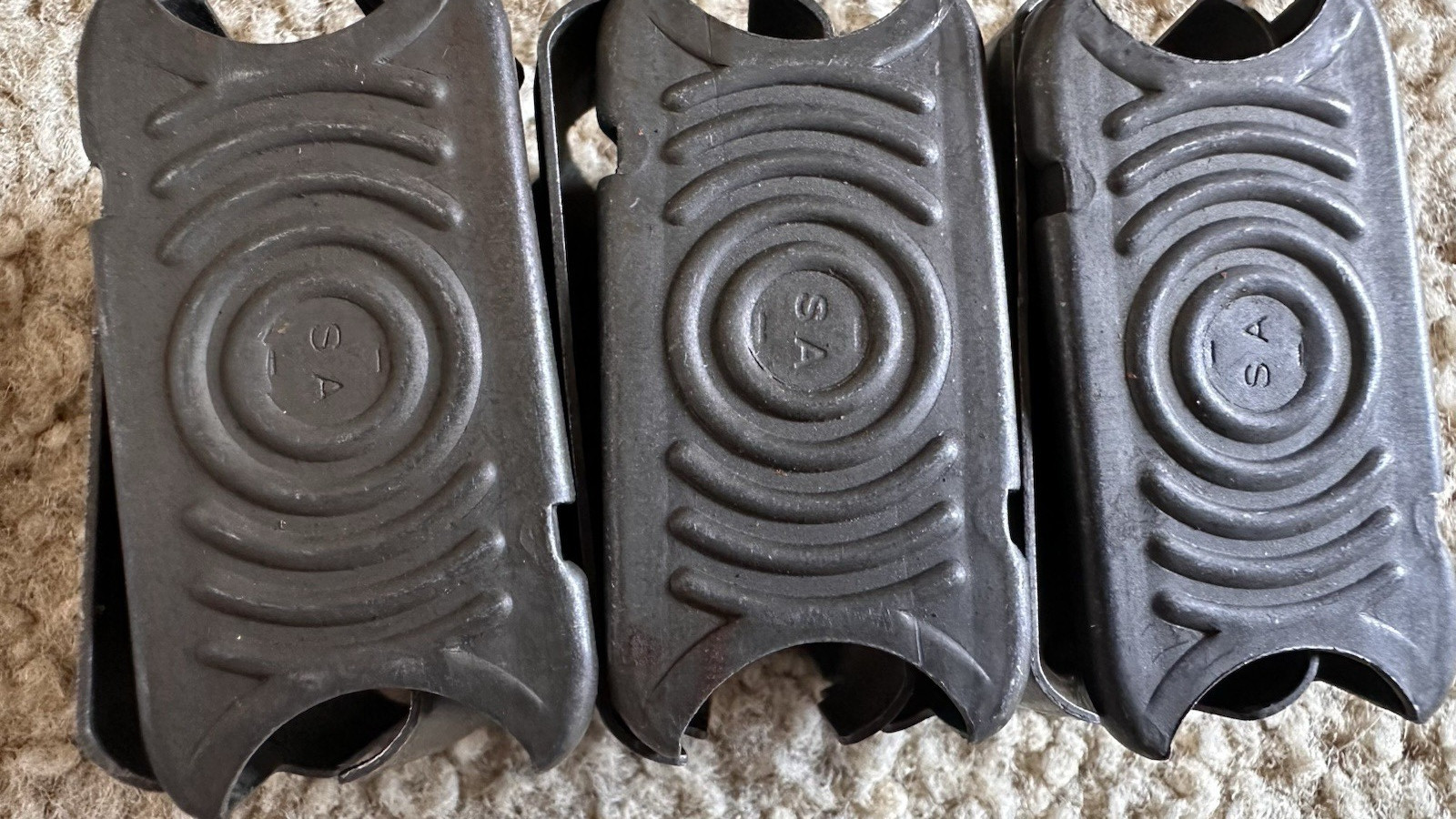 6 EACH NEW M1 Garand 8 round Clips USGI WWII SA Double Dash Springfield Armory