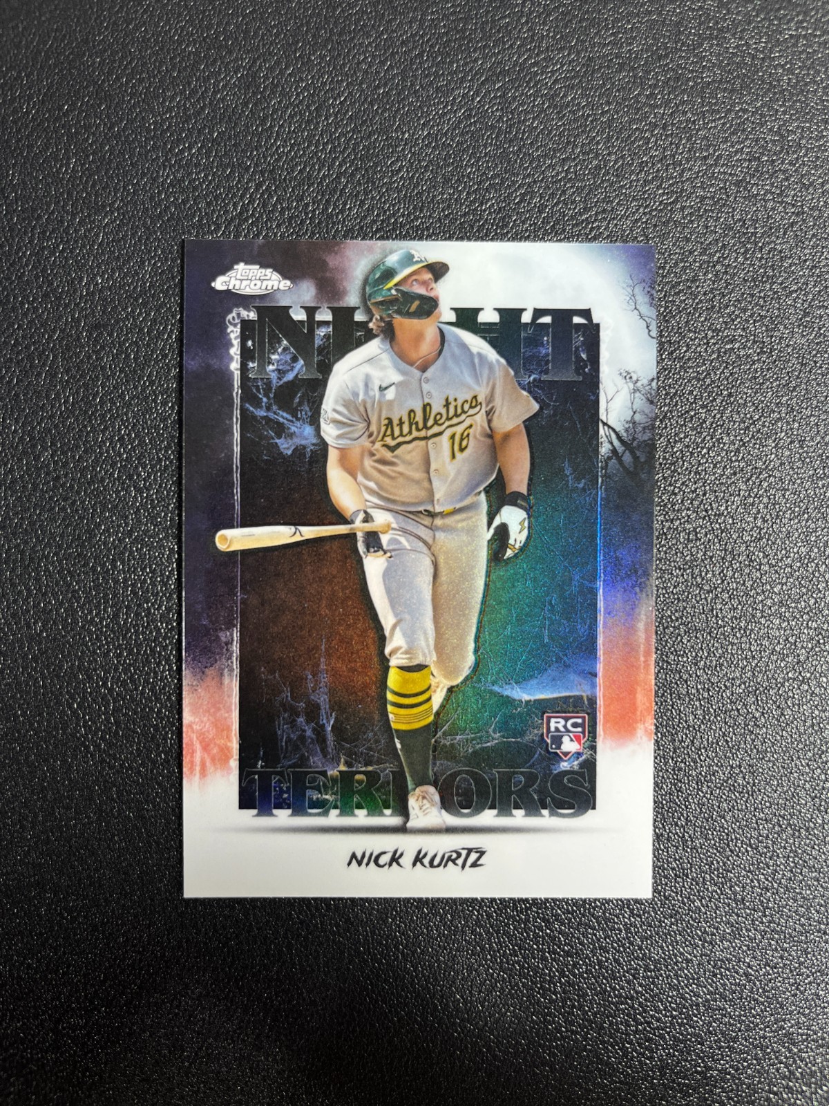 2025 Topps Chrome Update Nick Kurtz Rc Rookie Night Terrors BJWMS