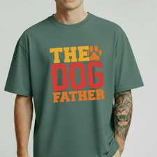 Comfort Colors Dog Father Shirt, Dog Lover Shirt, Dad of Dogs, Dog Dad Gif.