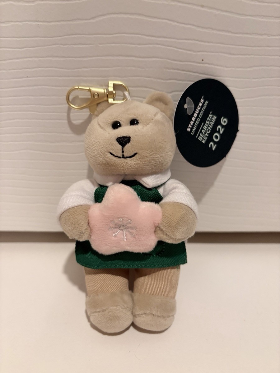 Starbucks 2026 Bearista Bear Plush Keychain Limited Edition NEW | eBay