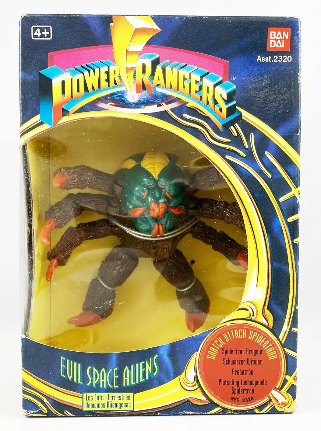 Spidertron Broyeur Power Rangers figurine de collection pour vitrine geek et diorama